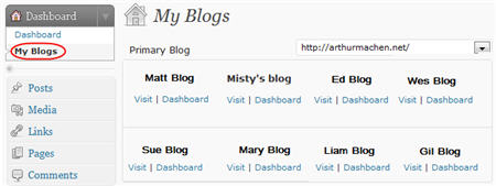 New My Blog Page